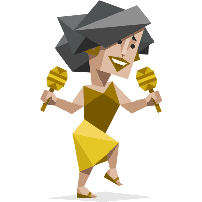 ESFP 氛围点亮者人格角色图